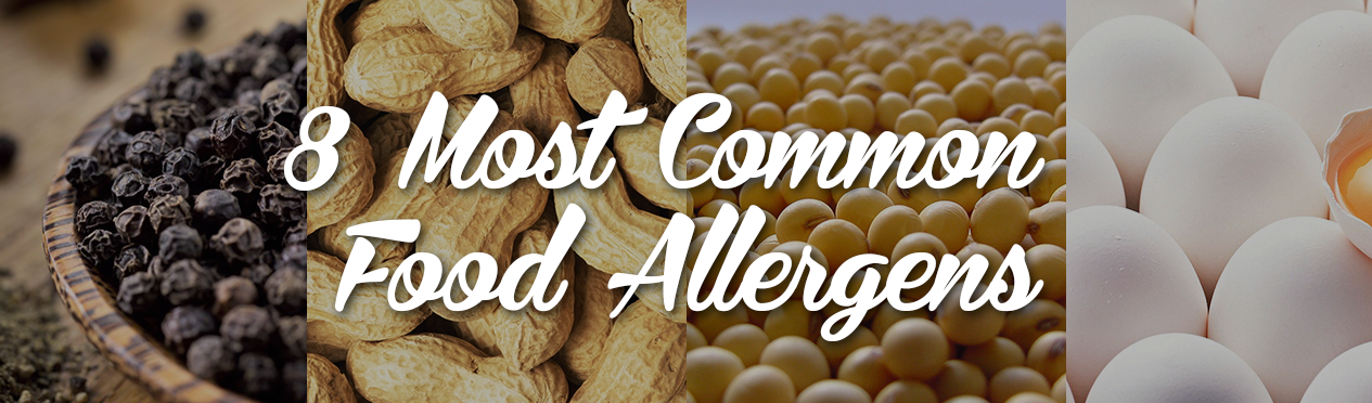 8 common food allergens